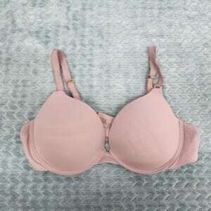 Soma Bra 38 B C Tan Embraceable Tailored Push Up Stretch Underwire Back Closure